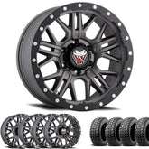 Ford Ranger 2012+ & 2023+ 18" Wheel & Tyre Package Mamba M25 With Radar MT Tyres